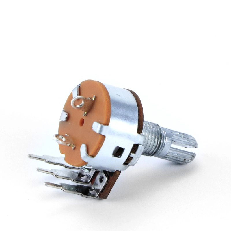 Fournisseur usine 16mm 10k potentiomètre double avec interrupteur pour voiture Amplificateur DVD