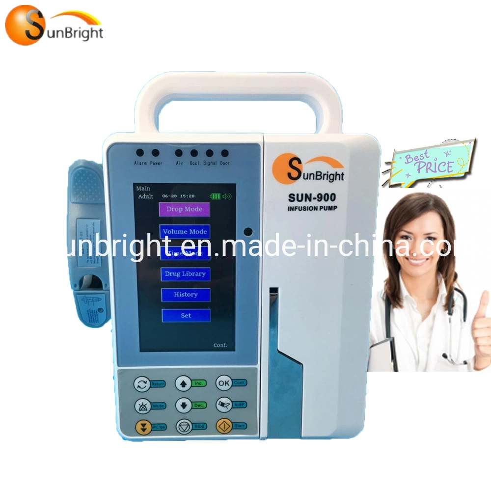 Sun-900 Medical Portable Automatic Infusion Pump with Ce Marked