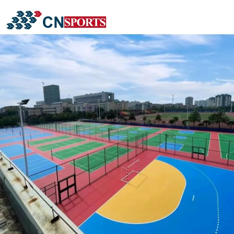 Polyurethane Adhesive Sports Flooring Materials for Basketball/Volleyball/Badmiton Court