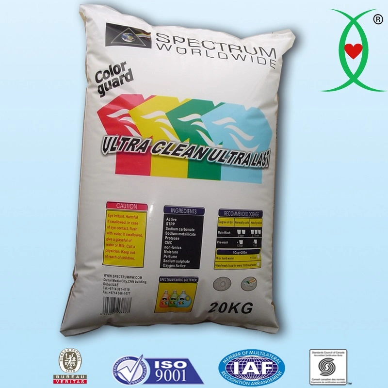 Biodegradable Laundry Detergent Washing Powder in 20kg Package