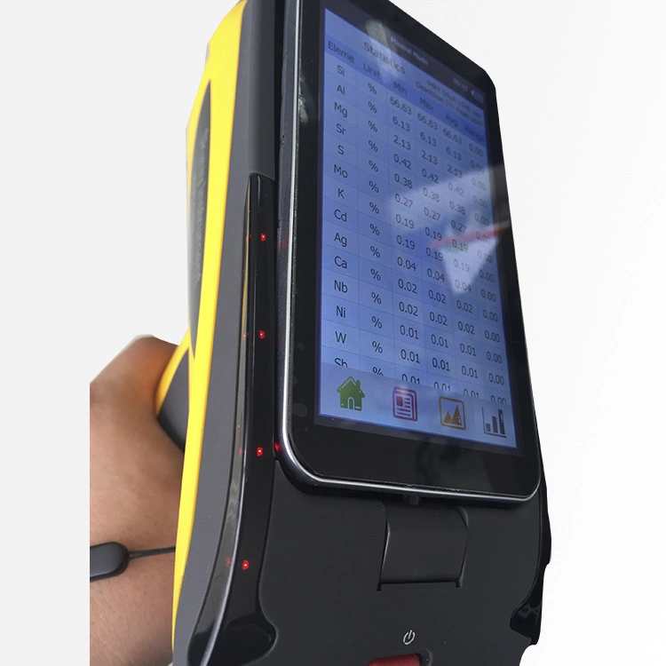 New Intelligent Multi Language Xrf Handheld Metal Analyzer Mg to U All Elements Handheld Xrf Analyzer