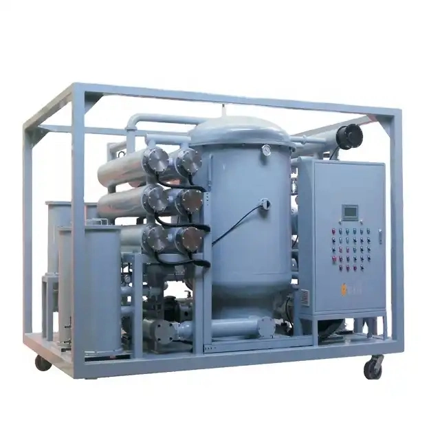 Transformer Oil Purifier Vacuum Oil Dehydration Cleaning Plant Online Transformer Oil Purification Machine