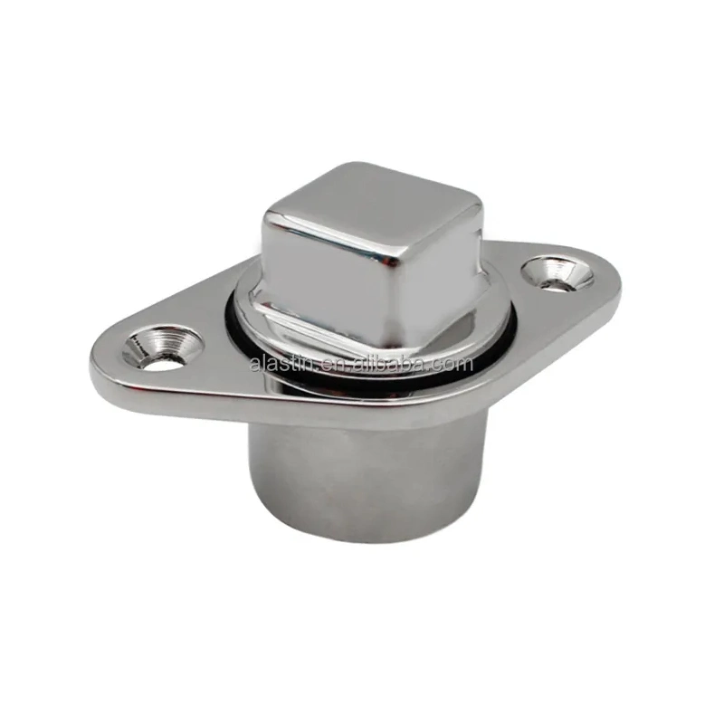 316 Stainless Steel Thru Hull Water Drain Boat Marine Yacht Stainless Steel Water Oval Drain Plug