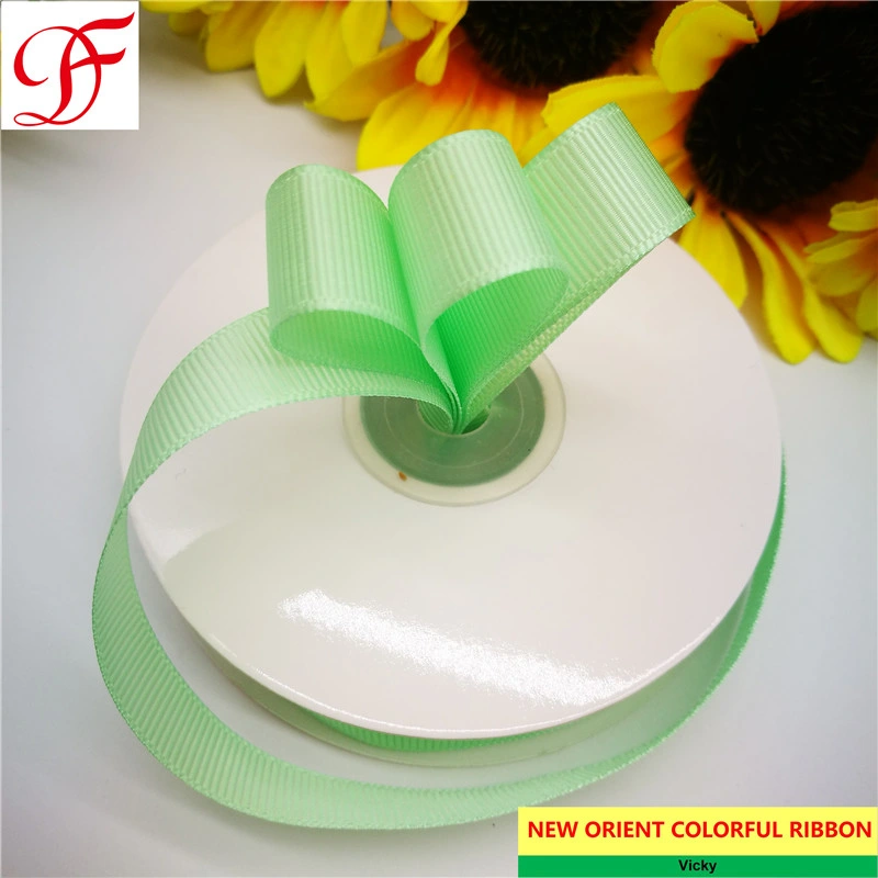 Factory Export Wholesale/Supplier Grosgrain Ribbon Satin Double/Single Face Sheer Organza Taffeta Metallic Bakers Twine Bow Crafts for Gift Box/Underwear/Garments