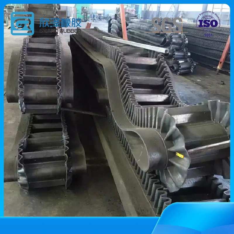 Discount Fertilizer C Type Corrugated Sidewall Rubber Conveyor Belt in Original Factory