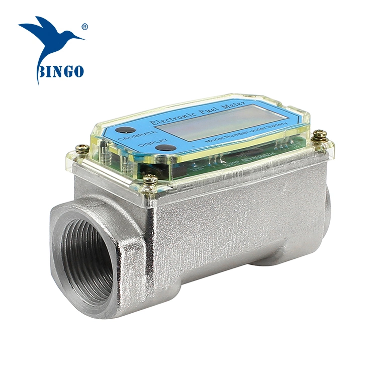 Stainless Steel Paddle Wheel Inline Water Flow Meter