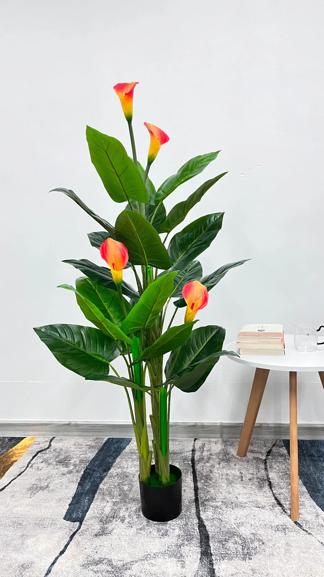 Beautiful Three-Pole Calla Lily Can Be Customized, Artificial and Decorative Plant Flower Tree