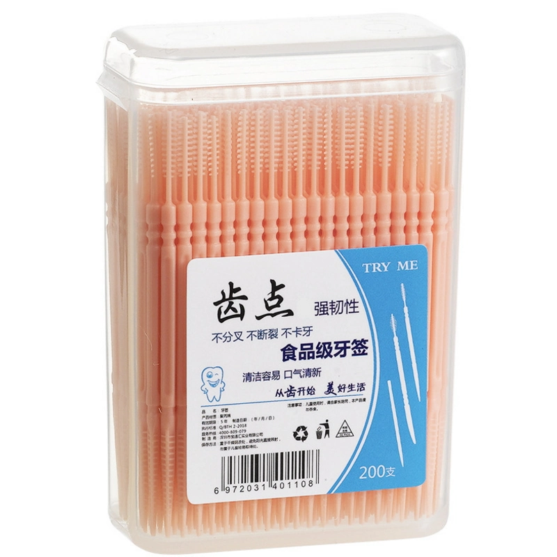 Wholesale/Supplier Custom Box Plastic Toothpicks Disposable Fruit Toothpicks