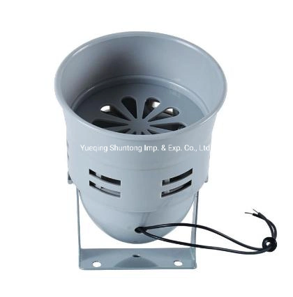 Sntoom Ms-290 High-Speed Rotating Grey Alarm Sound Electric Continuous Alarm Horn Motor-Driven Tornado Mini Siren Horn