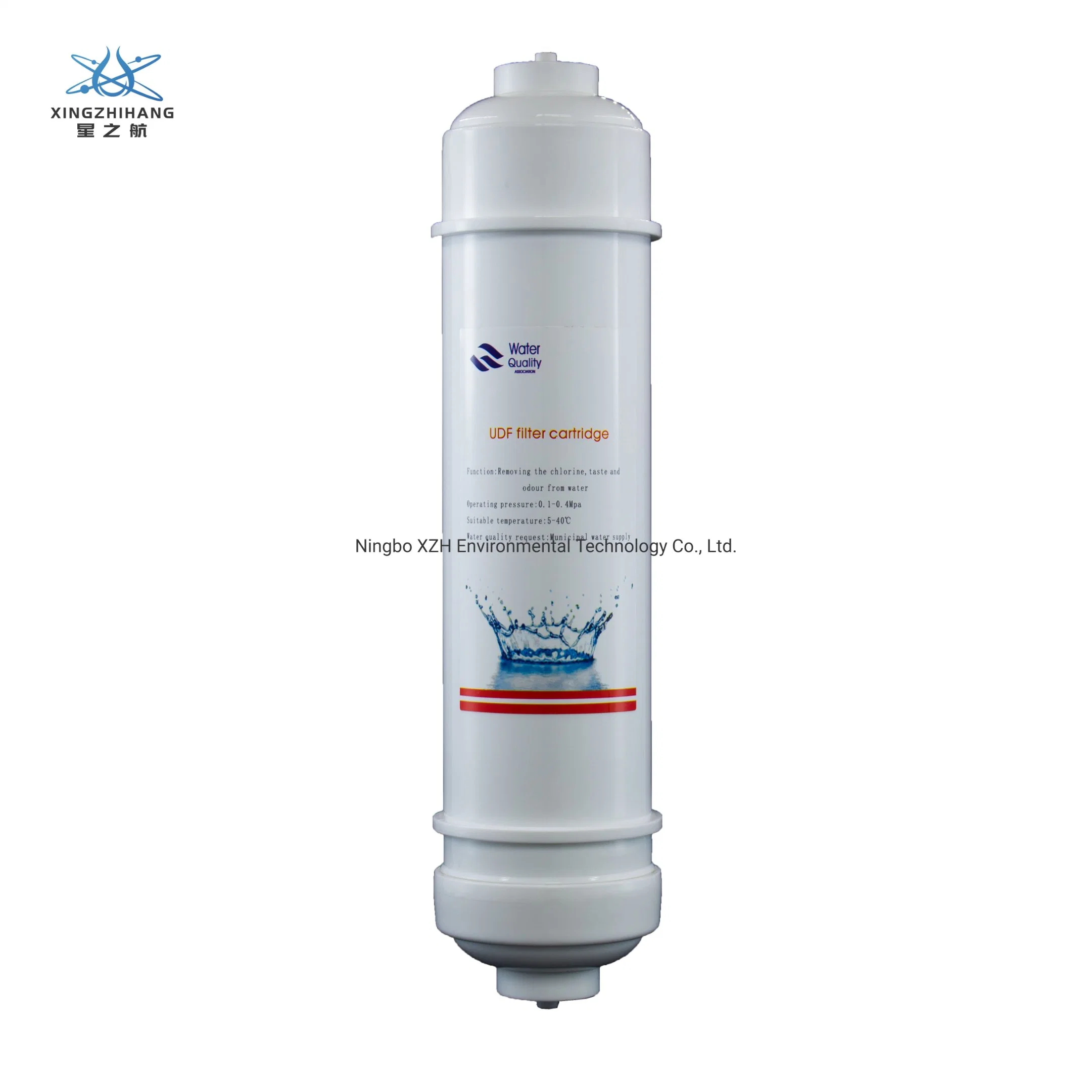 Xzh 10inch Chlorine Test Odor Reduction Cartridge Filter for Water Purifier