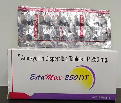 Comprimidos Dispersíveis amoxicilina 125mg 250mg China GMP Farmacêutica