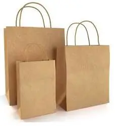 Wholesale/Supplier Custom Packaging Paper Bag Craft Brown Kraft Paper Shopping Bag