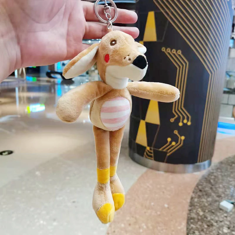 Ready to Ship Mini Plush Keychain Custom Stuffed Soft Plush Toy Animal Elephant Fox Key Chain