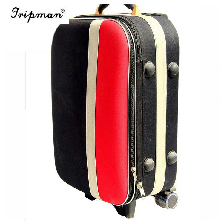 Popular Designer Contrast Color Travel Boarding Case Leisure Trolley Luggage