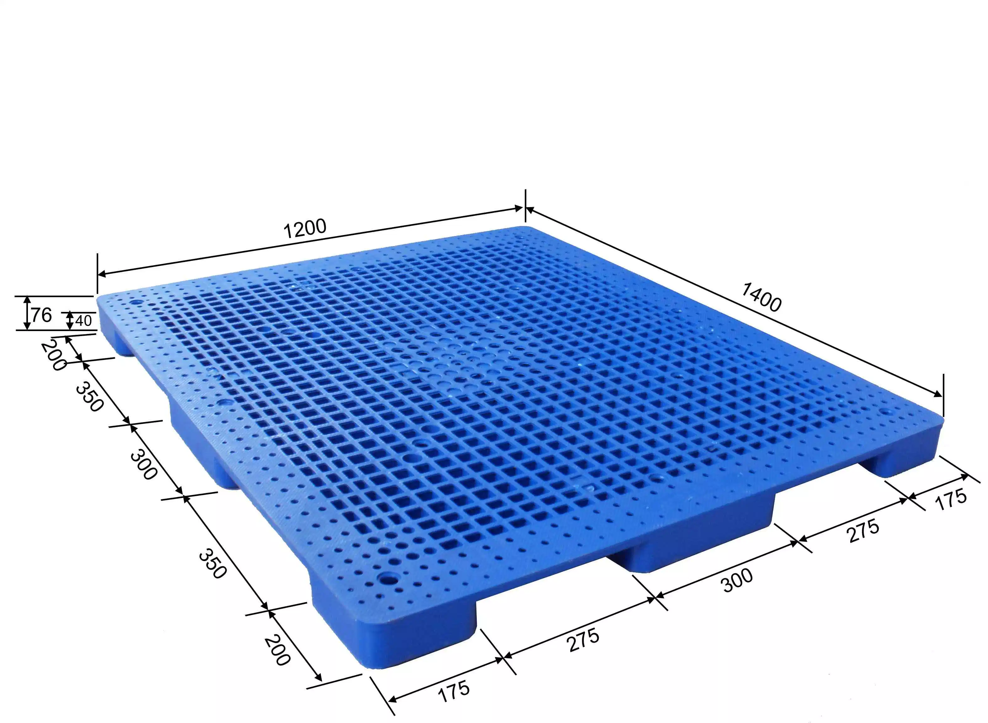 Wholesale/Supplier Heavy Duty Steel Reinforced HDPE Euro Plastic Pallets