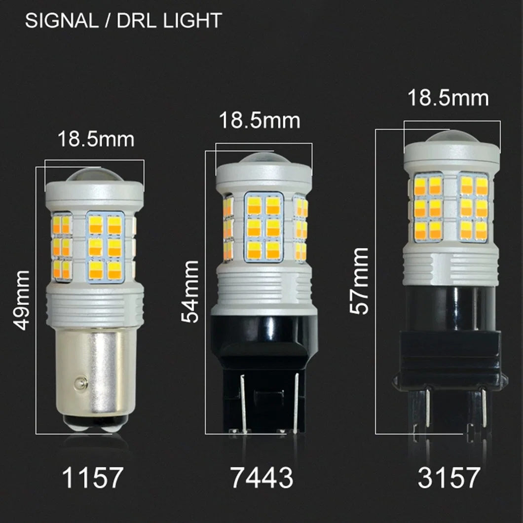 Gview V36 1156/1157/3156/3157/7440/7443/BA15S/P21W/BAU15S 2835 36smd Blinkleuchte mit Stroboskop Für Auto