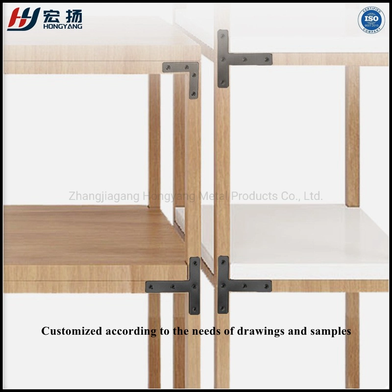 Furniture Bed Corner Code Connector Right Angle Bed Hanging Solid Wood Bed Fixed Hinge Bed Latch Furniture Hardware Accessories