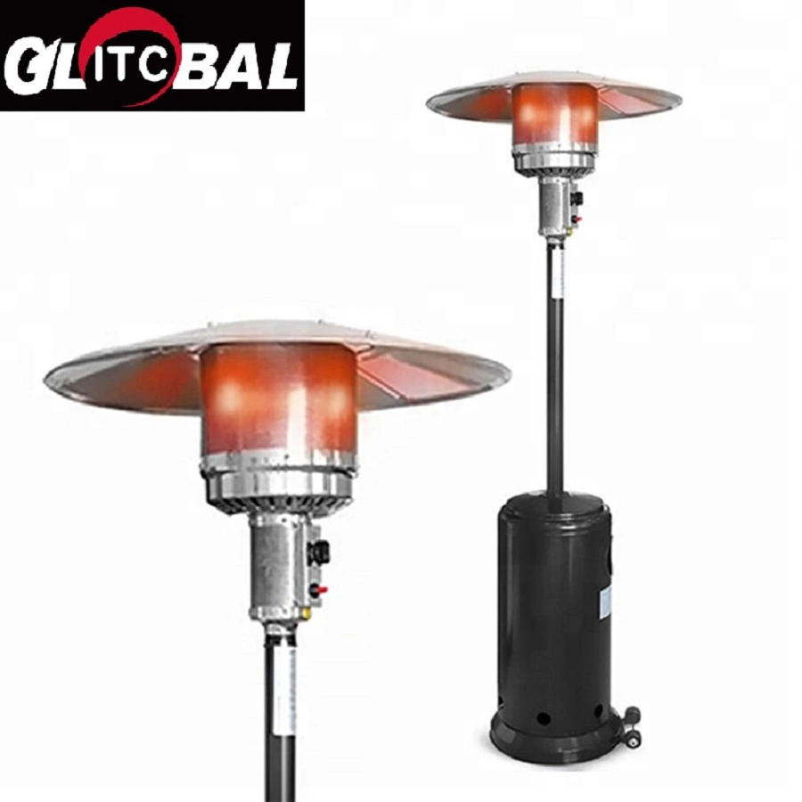 2.24m Standing Garden Gas Heater with Wheels for-Restaurant/Bar-with Adjustable Temperature