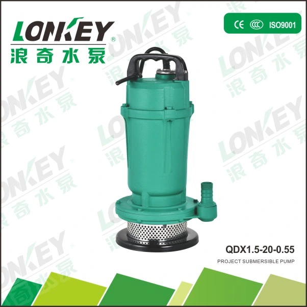 High quality/High cost performance  Electric Centrifugal Submersible Self-Priming Sewage Water Pump Qdx Series with CE