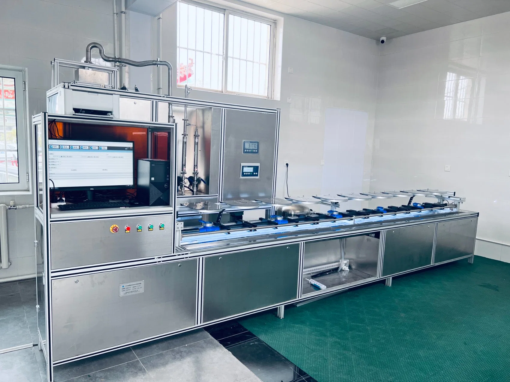 Teste automático do medidor de água Gravimetric de fábrica na China, de bancada DN15 DN20 DN25