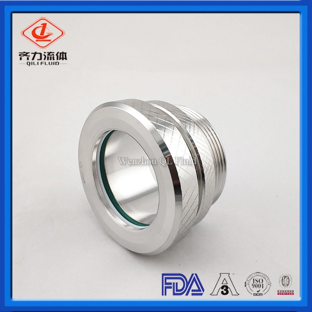 Sanitary Stainless Steel CNC Machine Custom Union Sight Glass