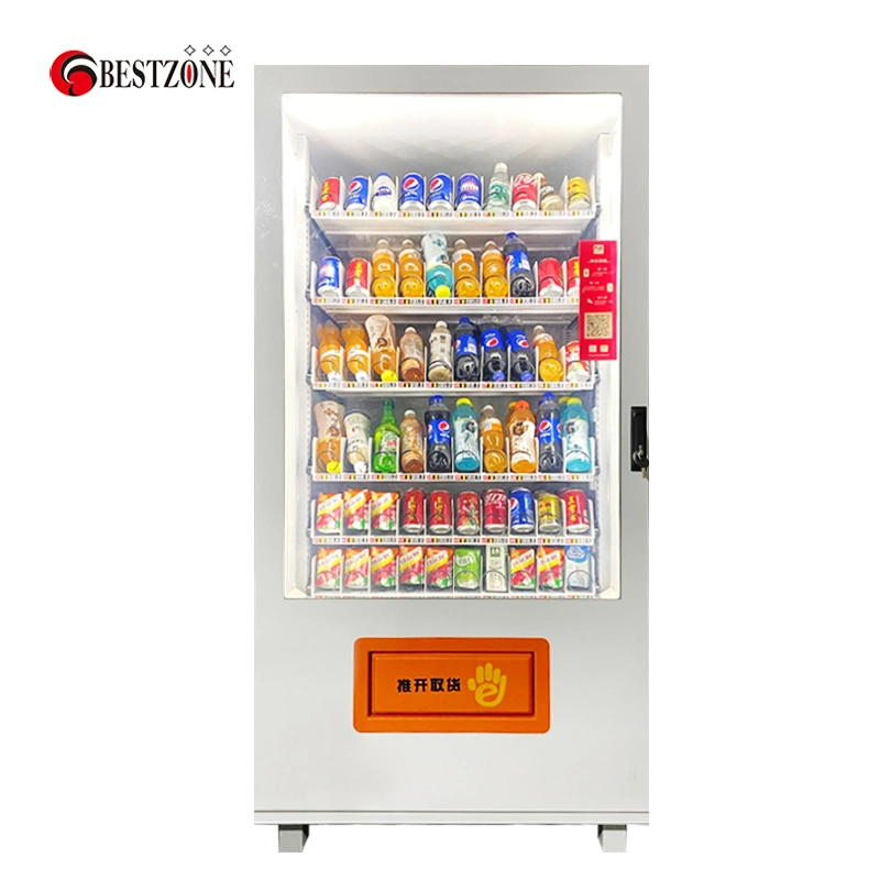 Big Cashless Qr Code Payment Vending Machine for Food and Drinks