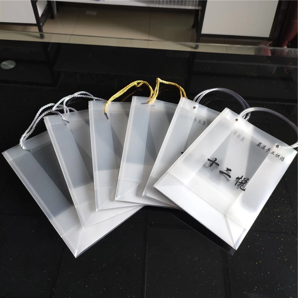 customize PP printed shopping gift promotion bag with string