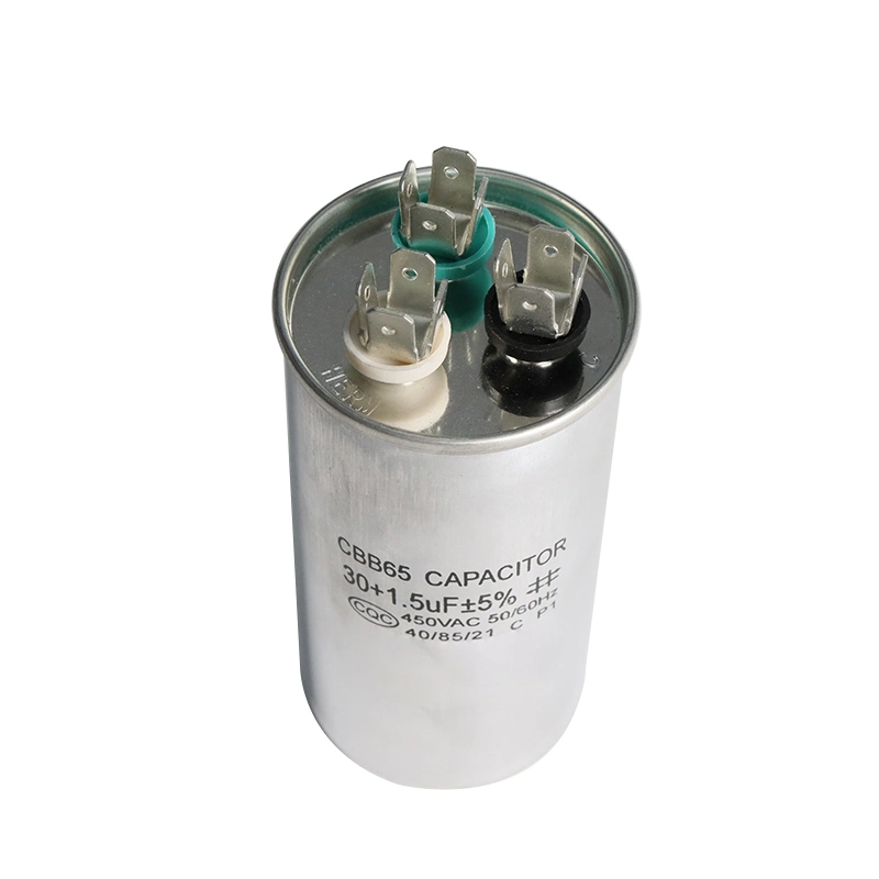 Dual Run Circular Start Capacitor AC Cbb65 Capacitor