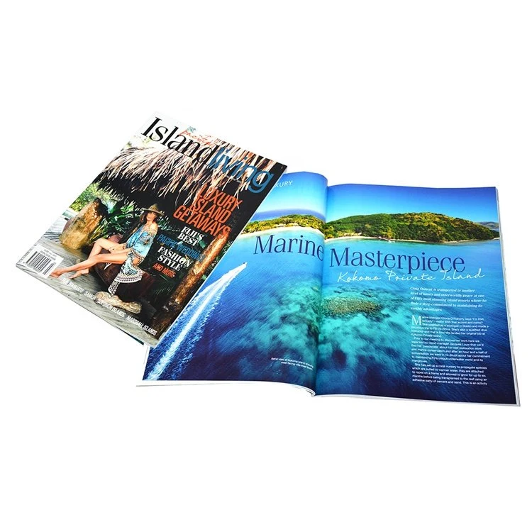 Customized High Quality Softcover Catalog Company Brochure Print Full Color Printing Supplier