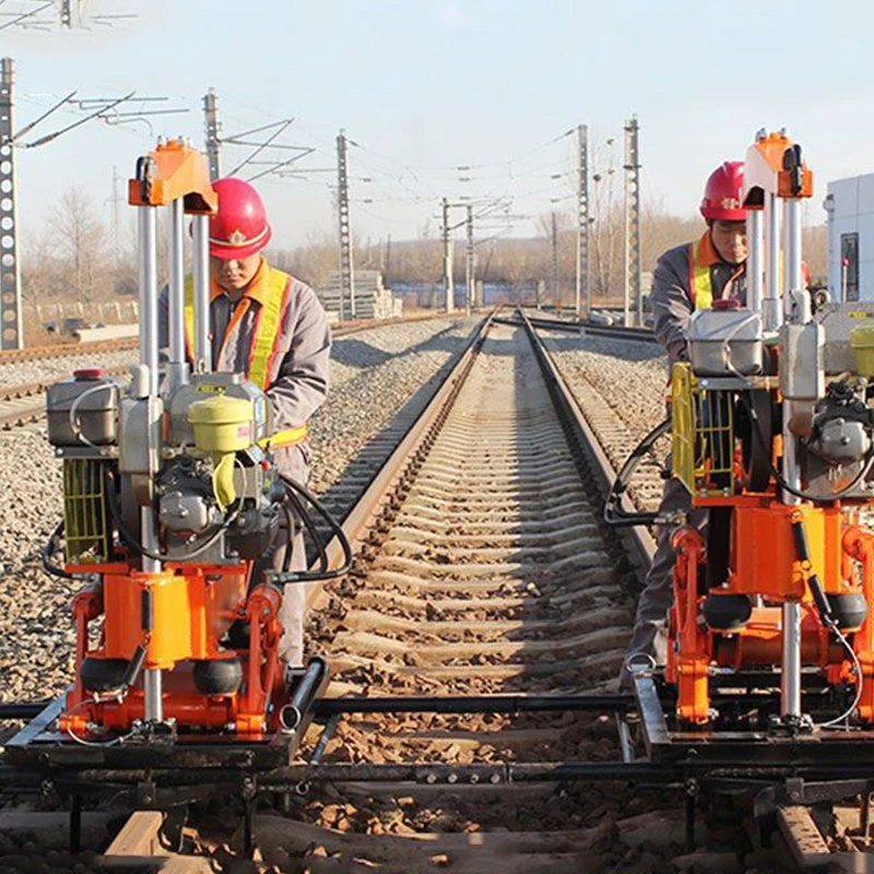 Máquina de tamping hidráulico de orugas de riel YD-22 herramienta de tamper de riel de lastre