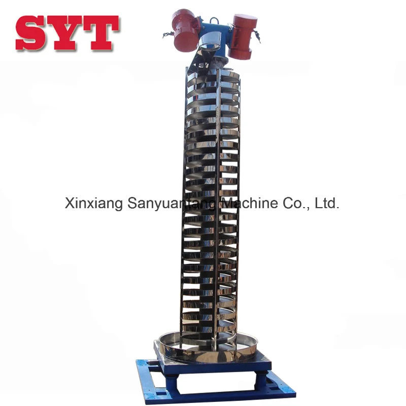 Cooling Spiral Elevator Vertical Vibrating Conveyor Elevator for Rock Salt