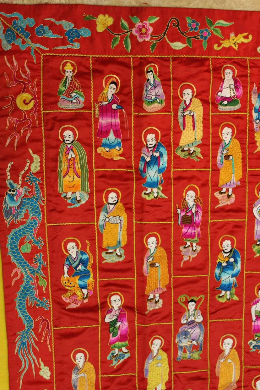 Thousand Buddha Clothing Related to The Religion, Pure Handmade Suzhou Embroidery