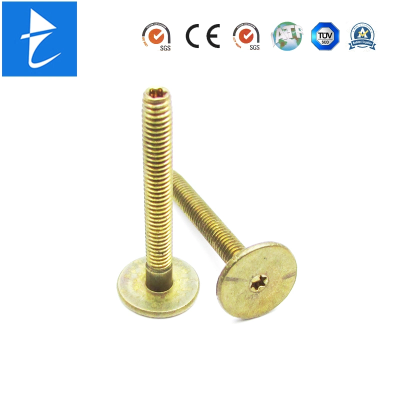 Manufacturer Customization Metal Brass Flat Countersunk Head Socket Cap Machine Screws