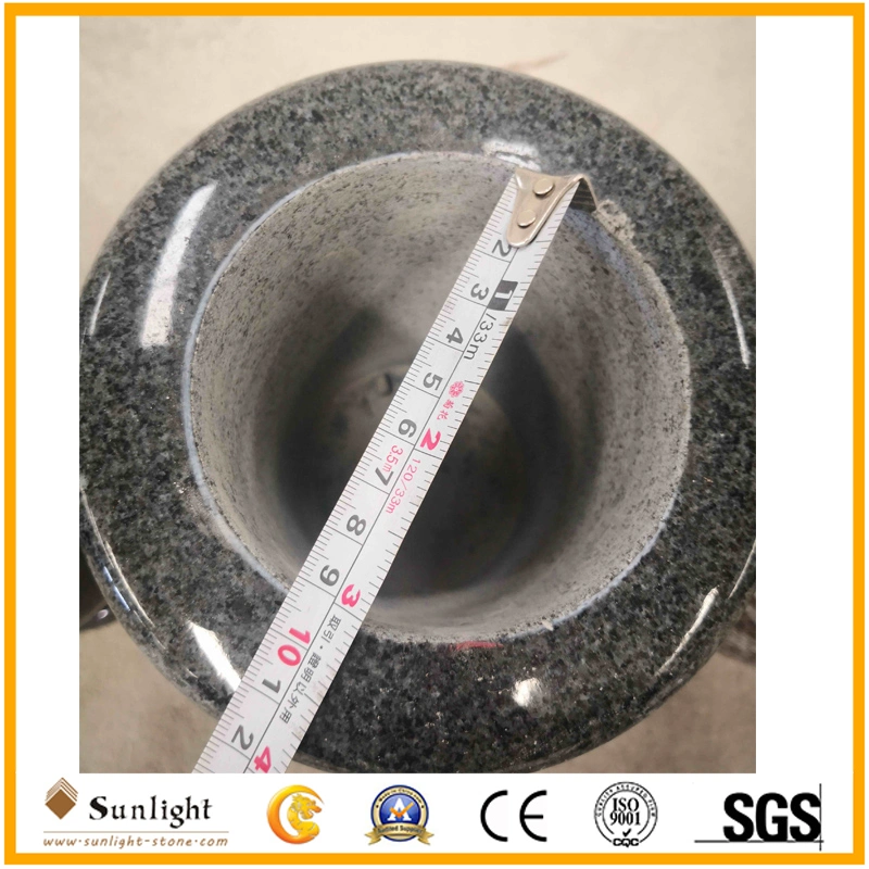 G664, G603 Black Granite Stone Monument Flower Vase / Tombstone Vase for Sale