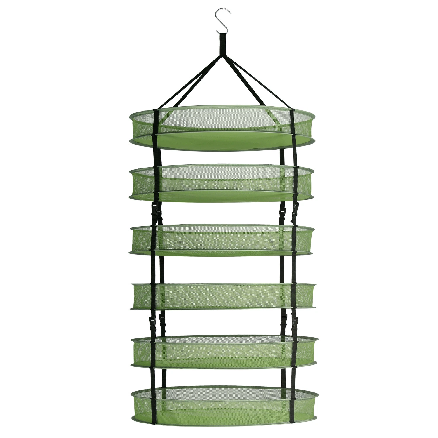 Herb Drying Rack 6 Layer Plant Drying Rack Net, Collapsible Hanging Mesh Dryer Net for Herbs Weed Seeds Buds