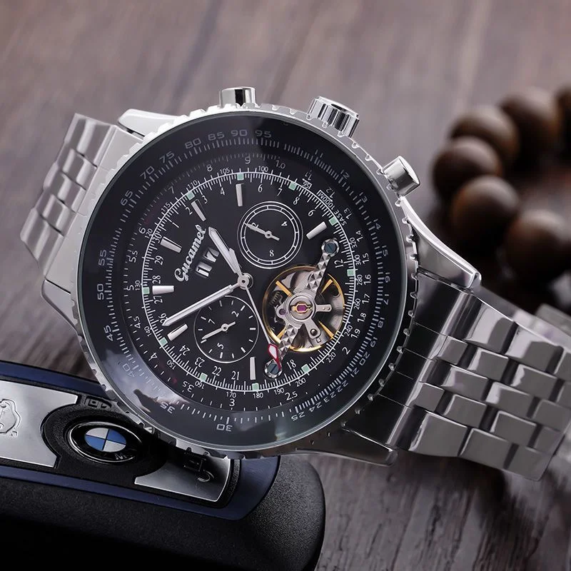 Automatic Mechanical Watches Luxury Designer Watches Hollow Waterproof Business Watches