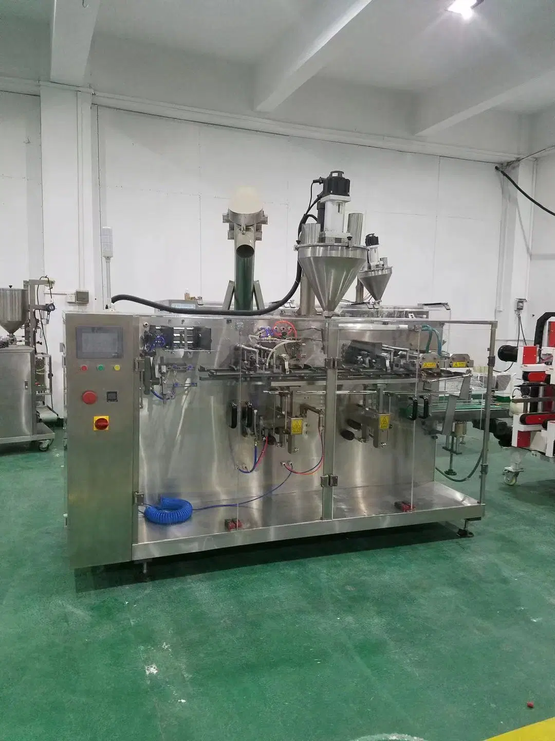 Multi-Function Automatic Fish Feed Powder Liquid Granule Horizontal Packing Machine