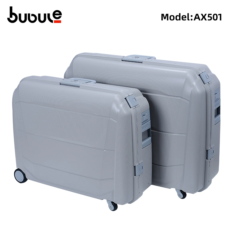 Bubule PP Custom Design Hard Shell Luggage Durable Travel Trolley Suitcase 5 Piece Luggage Set Ax501