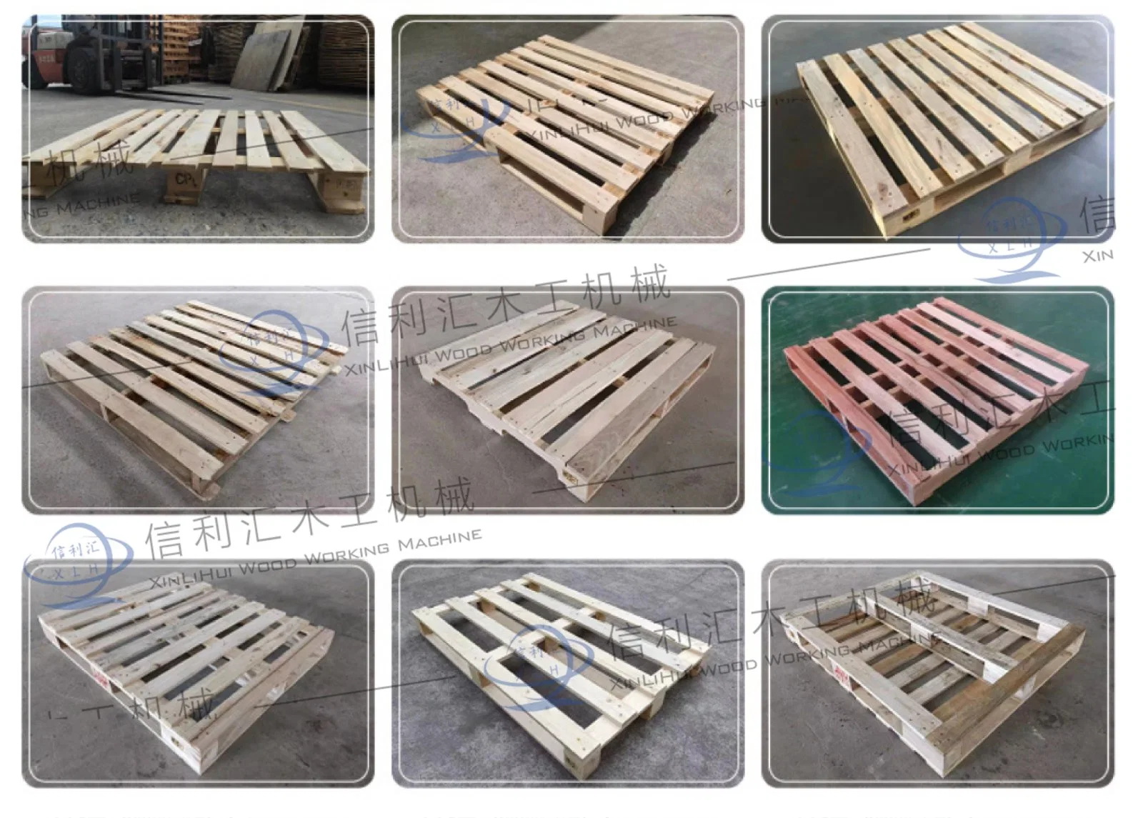 Full Automatic Plywood Pallet Block Making Machine Palletsquare Wood Foot Block Cutting Machine Shelf Card Board Stack Block Wooden Pallet Automatic Production