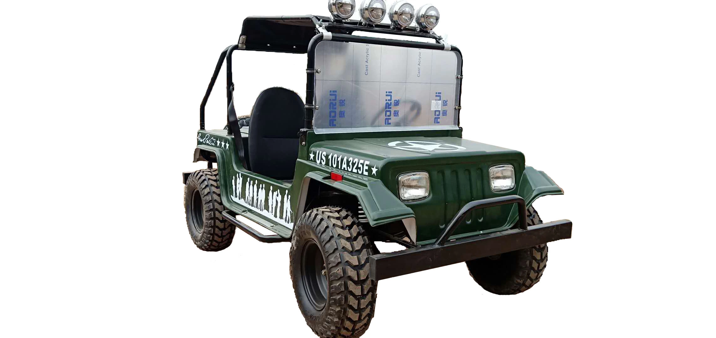 150cc Fully-Automatic with Reverse New Jeep Gasoline off Road Golf Cart