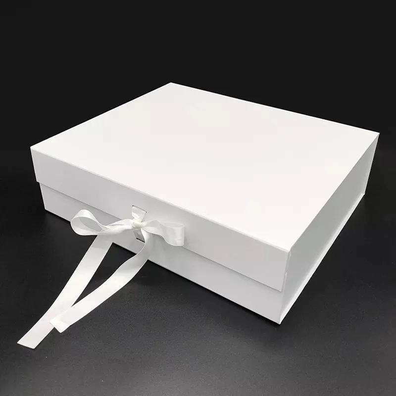 Luxury Marble Printing Cosmetic Packaging Gift Box and Paper Bag Set