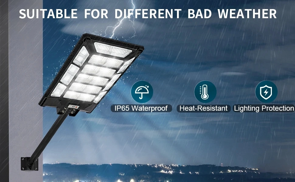 High Lumen Factory Wholesale/Supplier 1200W Solar Powered Street Lamp Road Home Battery Lighting Waterproof Motion Sensor Integrated All in One Best Outdoor Solar Light