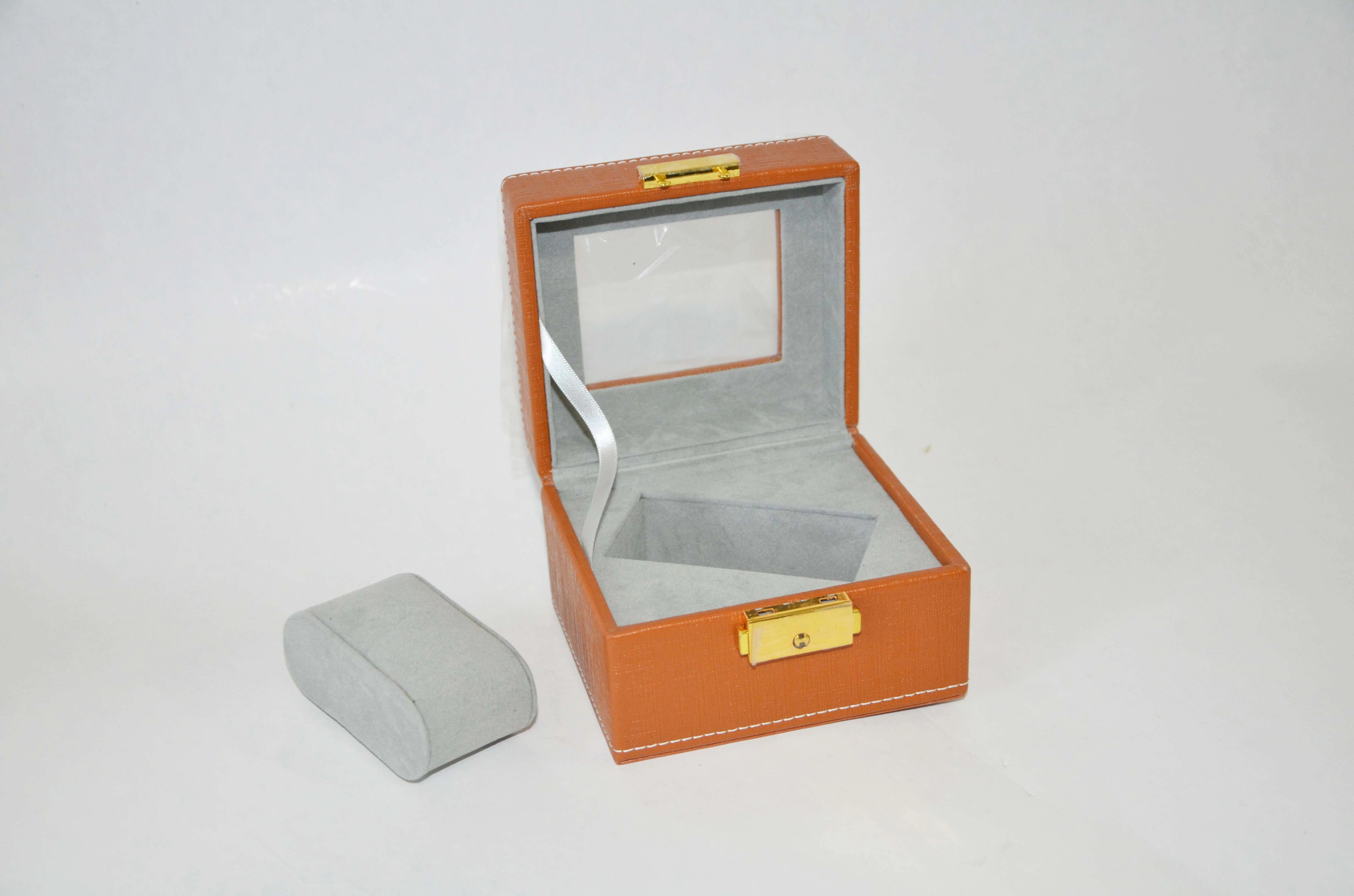 OEM Watch Cosmetic Leather Box/ Single Watch Box