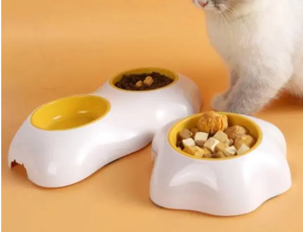 Pet Egg Yolk Design Double Bowl Single Bowl Anti Cat Dog Pet Product