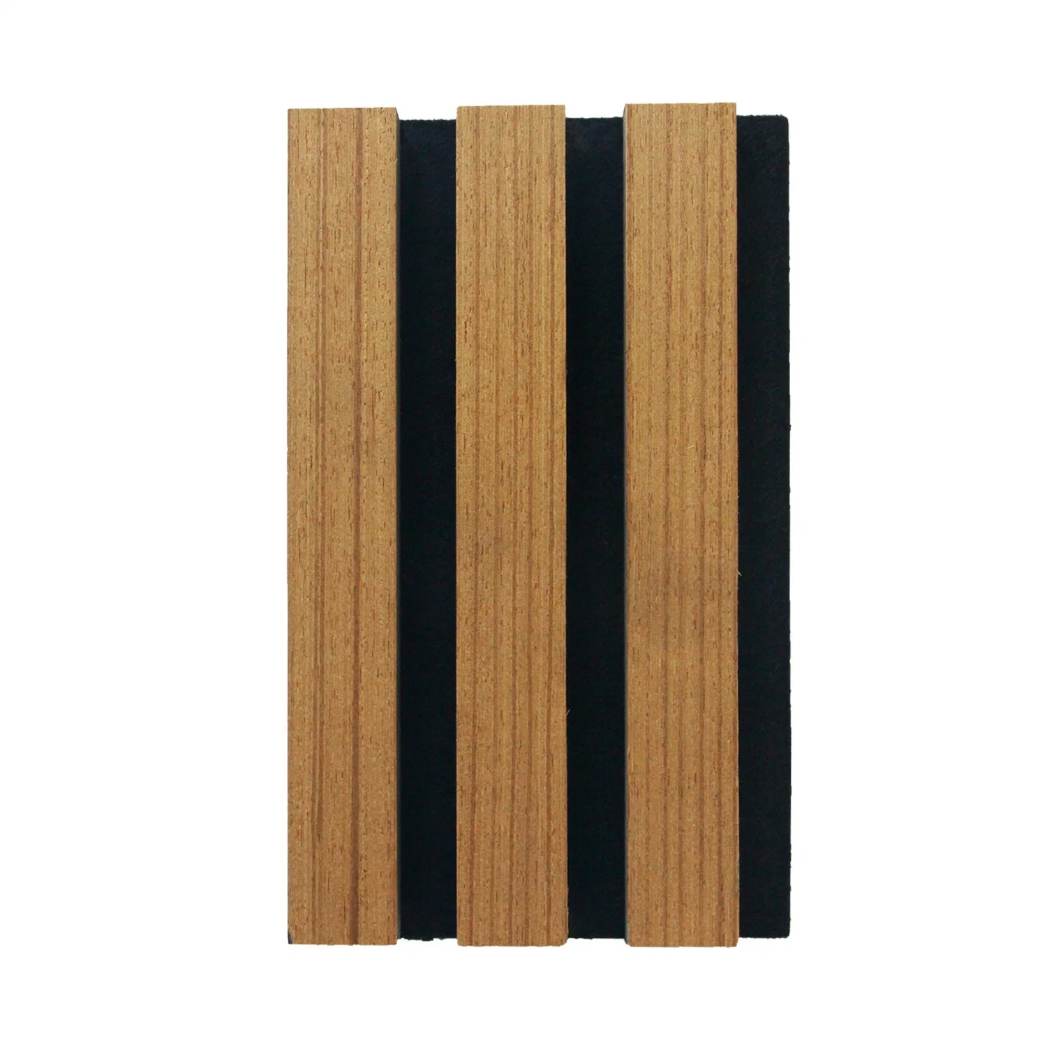 Noise Absorbing Boards Oak Wood Slat Acoustic Wall Panel