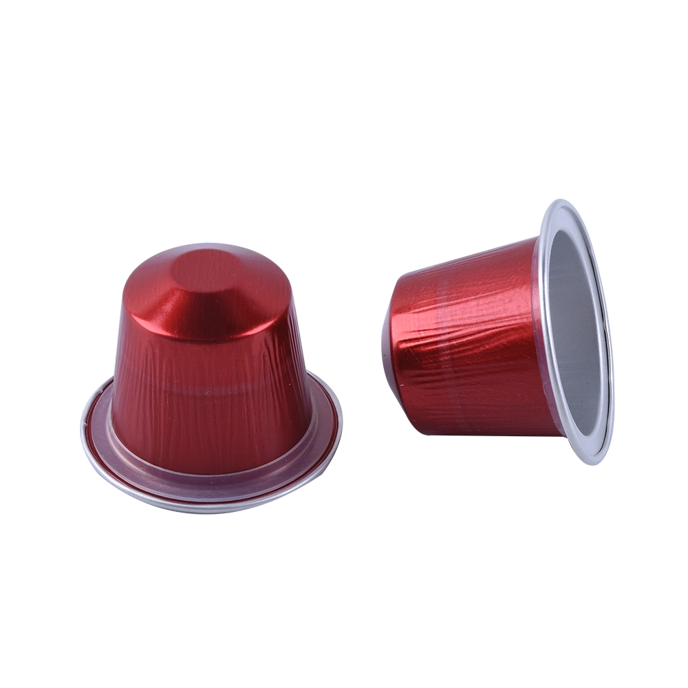 Disposable Aluminum Foil Coffee Capsule with Lid