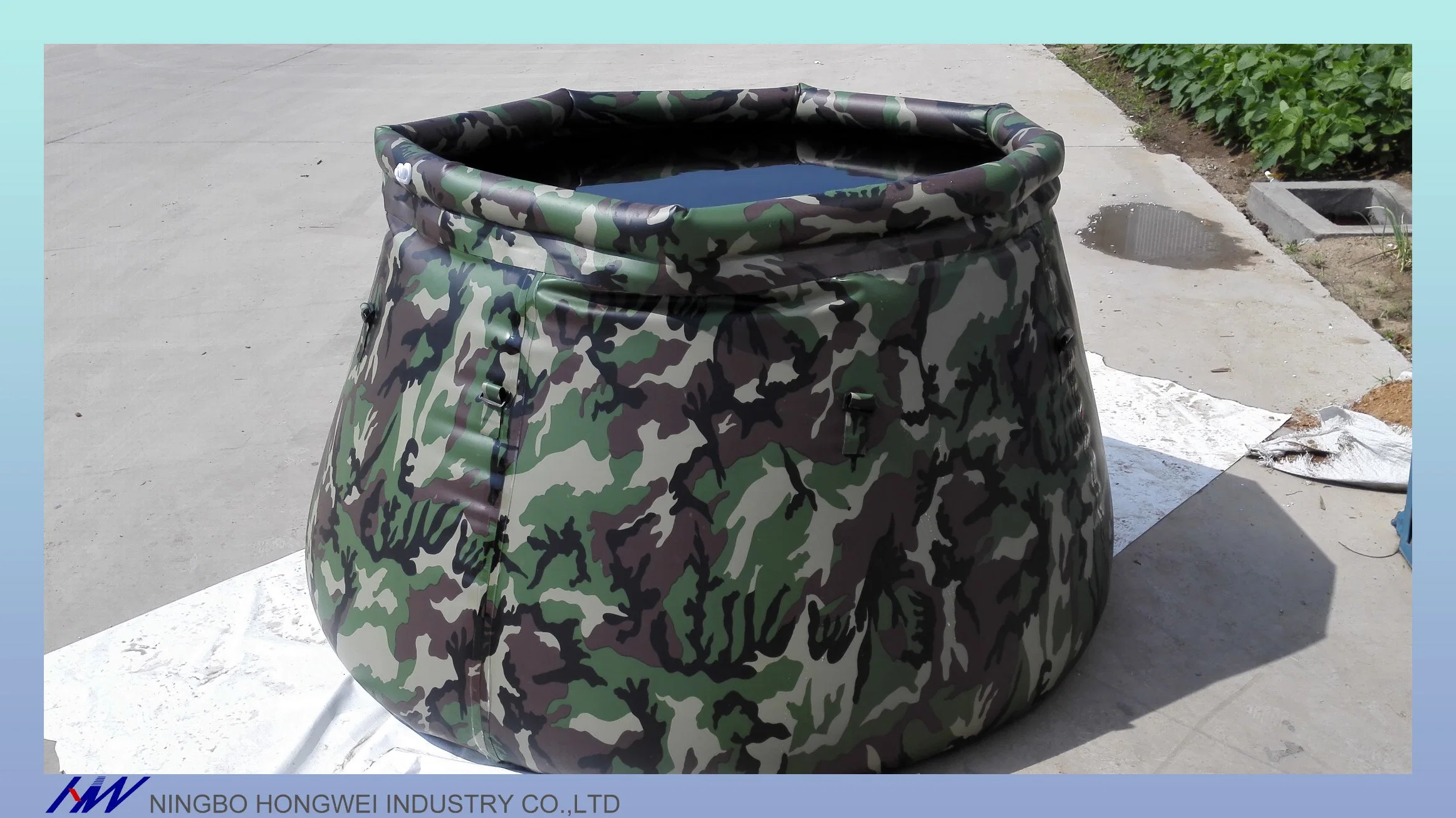 tanque para bexiga flexível de armazenamento de água macia em PVC, 5000 l, insuflável deformável