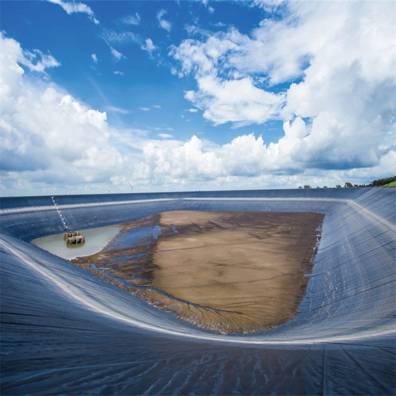 O tanque de água de 300 mícrones exterior Geomembrana camisa HDPE para o Líbano