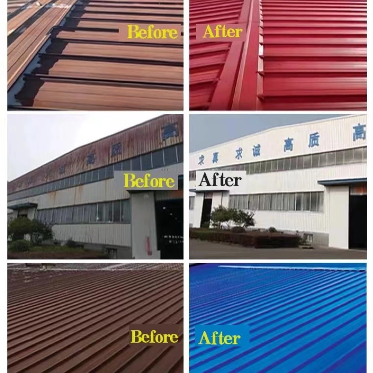 Highly Weatherable Industrial Waterborne Paints for Steel Structures with Metal Surfaces 20kg