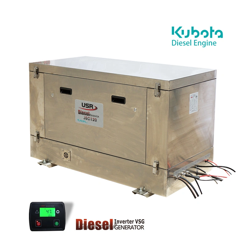 مولد الديزل المركب 18kw طاقة مبردة بالمياه من Kubota لمدة استخدام القارب